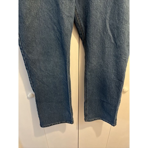 Ariat Rebar M4 Jeans Relaxed Boot Cut Blue Denim Loop Lock Durastretch 40x30 - Picture 4 of 10